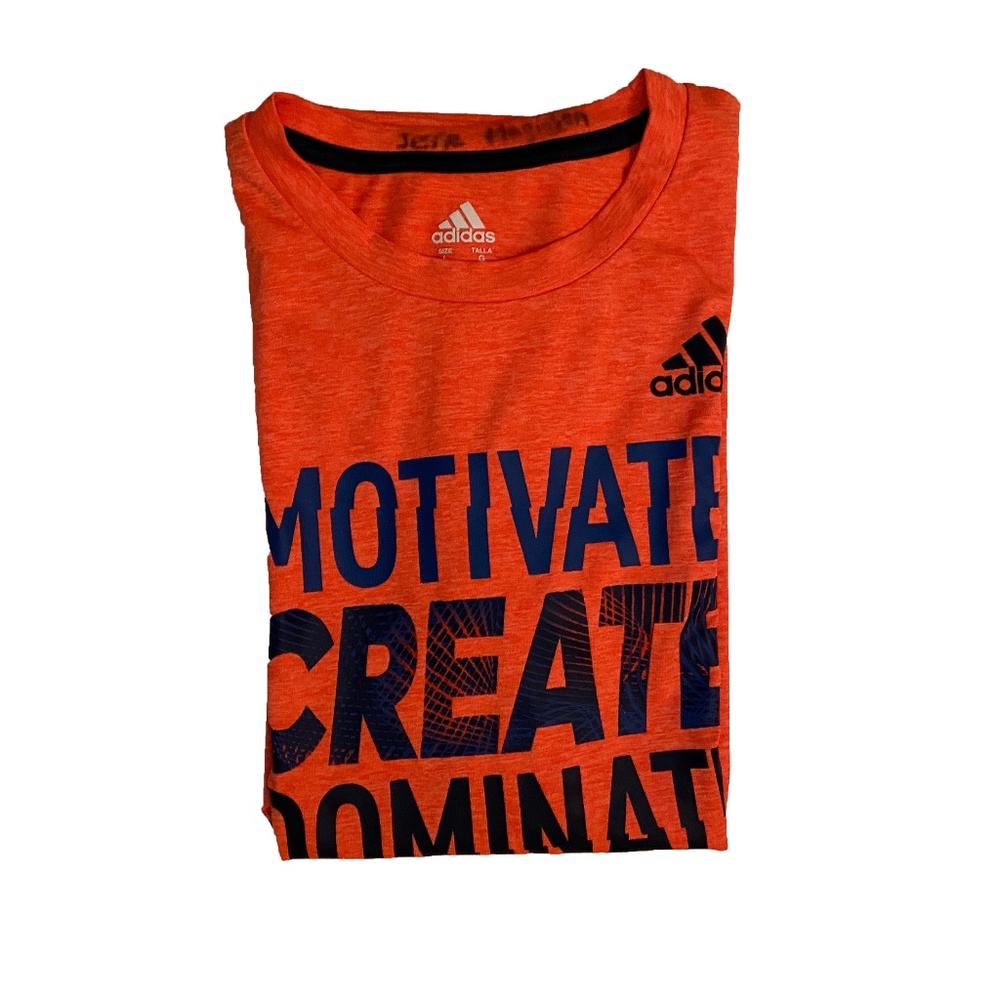Orange Youth Adidas Light Weight T-Shirt